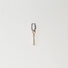 Sif Jakobs - Circolo Lungo Charm i sølv med hvit zirkonia, 18k gullbelagt thumbnail