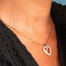 Pan Jewelry - Smykke i sølv med hvit zirkonia hjerte thumbnail