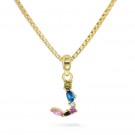 Pan Jewelry - Bokstavsmykke med zirkonia thumbnail