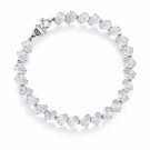 Pan Jewelry - Armbånd i sølv med hvite zirkonia thumbnail