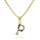 Pan Jewelry - Bokstavsmykke med zirkonia thumbnail
