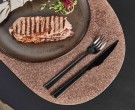 Aida - Raw Steak Knivsett 4 deler, Svart thumbnail