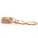 Sif Jakobs - Ellera Ring Multifarget zirkonia, 18k gullbelagt thumbnail