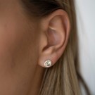 Pan Jewelry - Øredobber i gull med diamanter 0,17ct WSI thumbnail