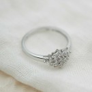 Pan Jewelry - Ring i hvitt gull med diamanter 0,33 ct WP thumbnail