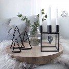 Felius Design - Juletrær på fot 3 stk, Svart thumbnail