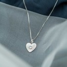 Pan Jewelry - Hjerte Smykke i sølv med zirkonia thumbnail