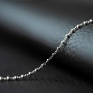 Pan Jewelry - Armbånd i rhodinert sølv med kuler thumbnail