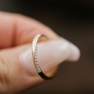 Pan Jewelry - Ring i gull med zirkonia thumbnail