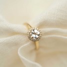 Pan Jewelry - Ring i gull med diamanter 0,12 ct WSI thumbnail