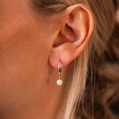 Pan Jewelry - Øreringer i sølv med perle thumbnail