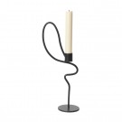 Ferm Living - Valse Lysestake H28, Black thumbnail