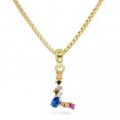 Pan Jewelry - Bokstavsmykke med zirkonia thumbnail
