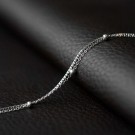 Pan Jewelry - Ankelkjede i sølv, 20cm thumbnail