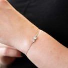 Gulldia - Armbånd i sølv med zirkonia by Nora Mørk thumbnail