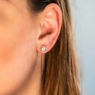 Pan Jewelry - Øredobber i sølv med zirkonia thumbnail