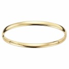 Pan Jewelry - Armring i gull oval, 5mm thumbnail