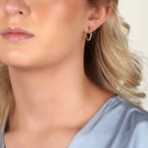 Snö of Sweden - Envy Øreringer i forgylt messing med zirkonia thumbnail