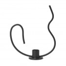 Ferm Living - Valse Lysestake H18,4, Black thumbnail