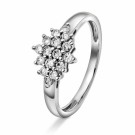 Pan Jewelry - Ring i hvitt gull med diamanter 0,33 ct WP thumbnail