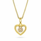Pan Jewelry - Smykke i sølv med zirkonia hjerte thumbnail