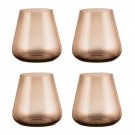 Blomus - BELO Vannglass 4 pk, Coffee thumbnail