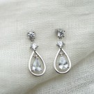 Pan Jewelry - Øreringer i sølv med zirkonia thumbnail