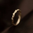 Pan Jewelry - Ring i gull tvinnet thumbnail