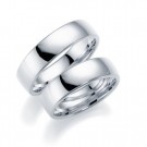 GD Forever - Giftering i hvitt gull, 6mm thumbnail