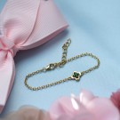 Prins & Prinsesse - Armbånd i sølv med grønn zirkonia thumbnail