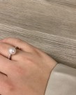 Strømmen Trend - Ring i hvitt gull med ferskvannsperle og dia 0,15ct thumbnail