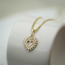 Pan Jewelry - Smykke i gull med zirkonia, hjerte thumbnail