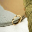 Pan Jewelry - Ring i gull med zirkonia thumbnail