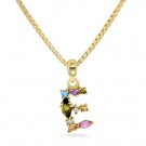 Pan Jewelry - Bokstavsmykke med zirkonia thumbnail