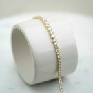 Pan Jewelry - Armbånd i forgylt sølv med zirkonia thumbnail