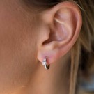 Pan Jewelry - Øreringer i sølv med zirkonia thumbnail