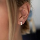 Pan Jewelry - Øredobber i gull med zirkonia thumbnail