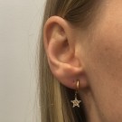 Dark Department - Star Hoop Crystal Gold thumbnail