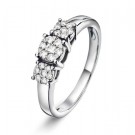 Pan Jewelry - Ring i hvitt gull med diamant 0,25ct WP thumbnail