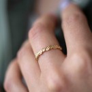 Pan Jewelry - Ring i gull tvinnet thumbnail