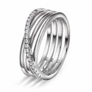 Pan Jewelry - Siena Ring i sølv med zirkonia thumbnail