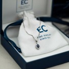 EC - WG Smykke Rosett Safir 0,14ct WSI thumbnail