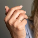 Pan Jewelry - Ring i forgylt sølv bølge thumbnail