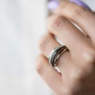 Pan Jewelry - Ring i sølv med zirkonia thumbnail