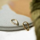 Pan Jewelry - Øreringer i gull med zirkonia thumbnail