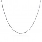 Pan Jewelry - Halskjede i sølv med kuberr, 45-50cm thumbnail