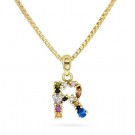 Pan Jewelry - Bokstavsmykke med zirkonia thumbnail