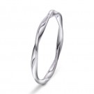 Pan Jewelry - Ring i sølv bølge thumbnail