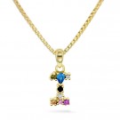 Pan Jewelry - Bokstavsmykke med zirkonia thumbnail