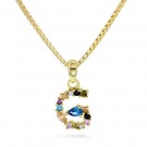 Pan Jewelry - Bokstavsmykke med zirkonia thumbnail